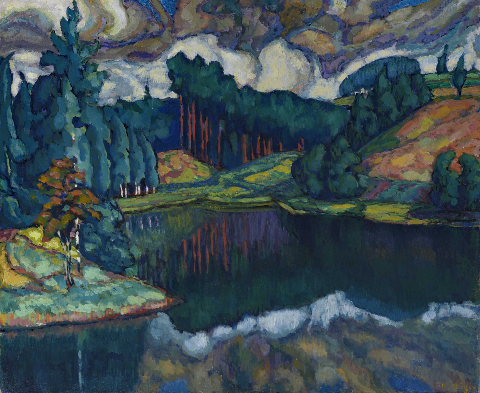 The Wick Culture - Konrad Mägi, Lake Kasaritsa, 1915-17. Courtesy of the Art Museum of Estonia