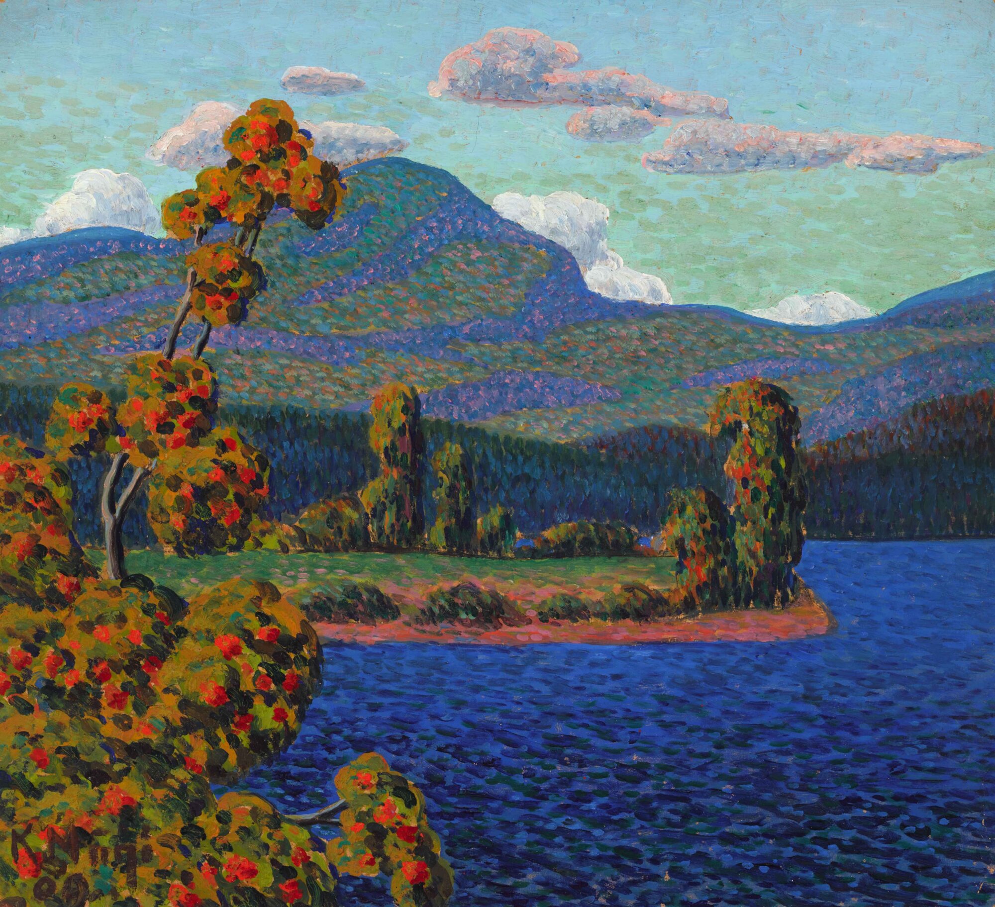 The Wick Culture - Konrad Mägi, Norwegian Landscape, 1909. Courtesy of the Art Museum of Estonia