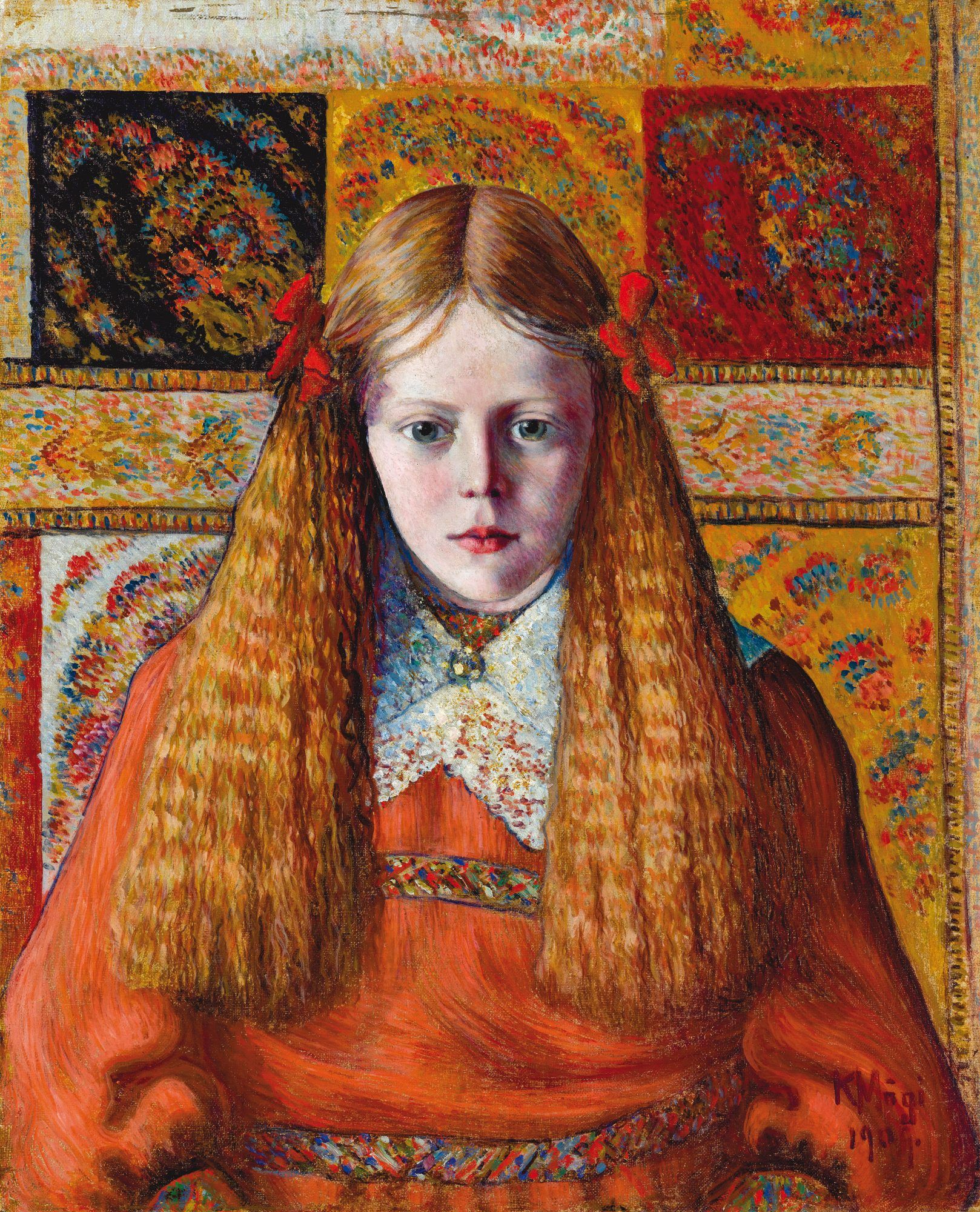 The Wick Culture - Konrad Mägi, Portrait of a Norwegian Girl, 1909. Courtesy of Tartu Art Museum_