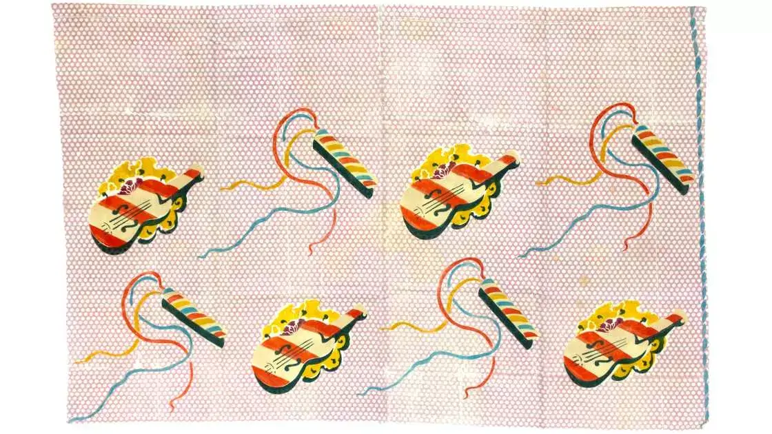 The Wick Culture - Nancy Nicholson, Penny Fiddle. © Estate of EQ Nicholson