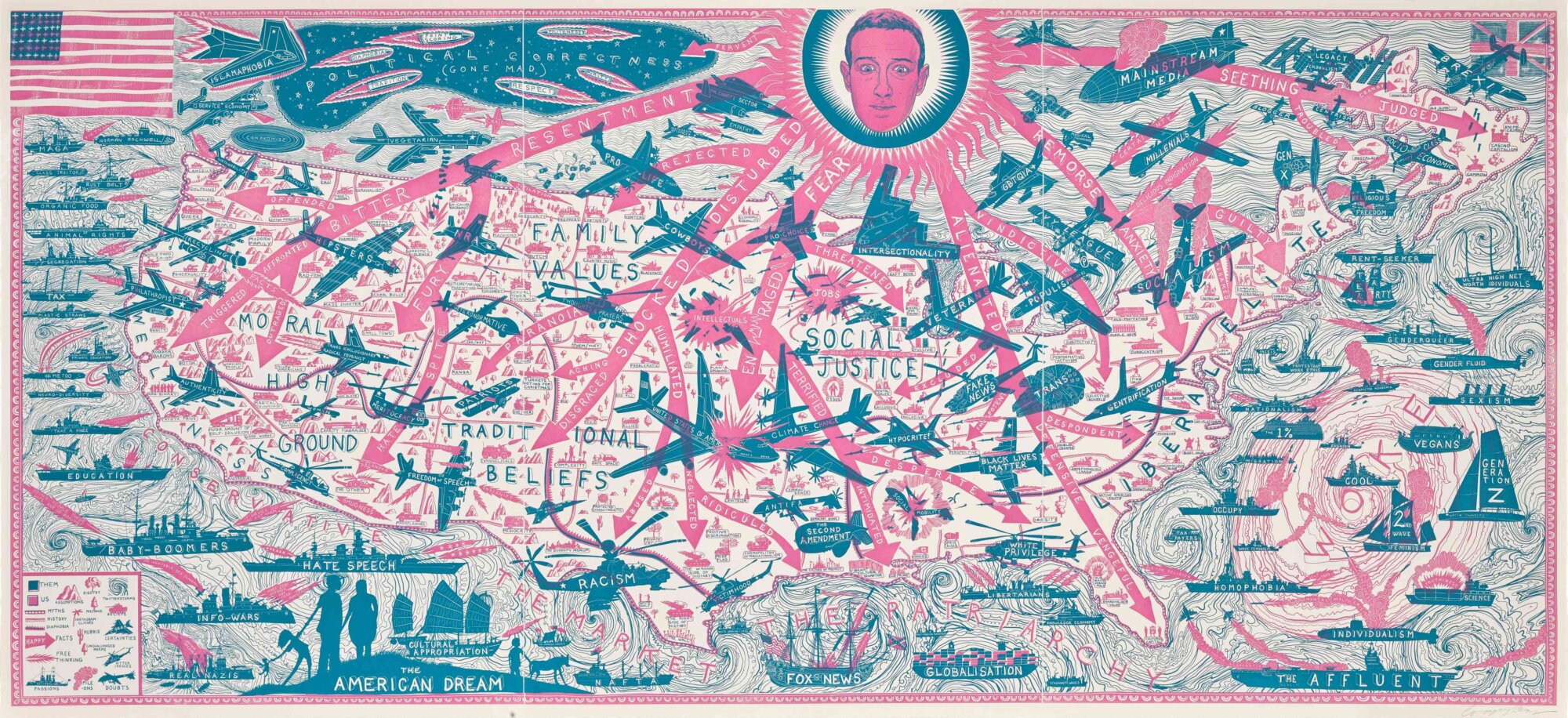 The Wick Culture - Grayson Perry, The American Dream, 2020