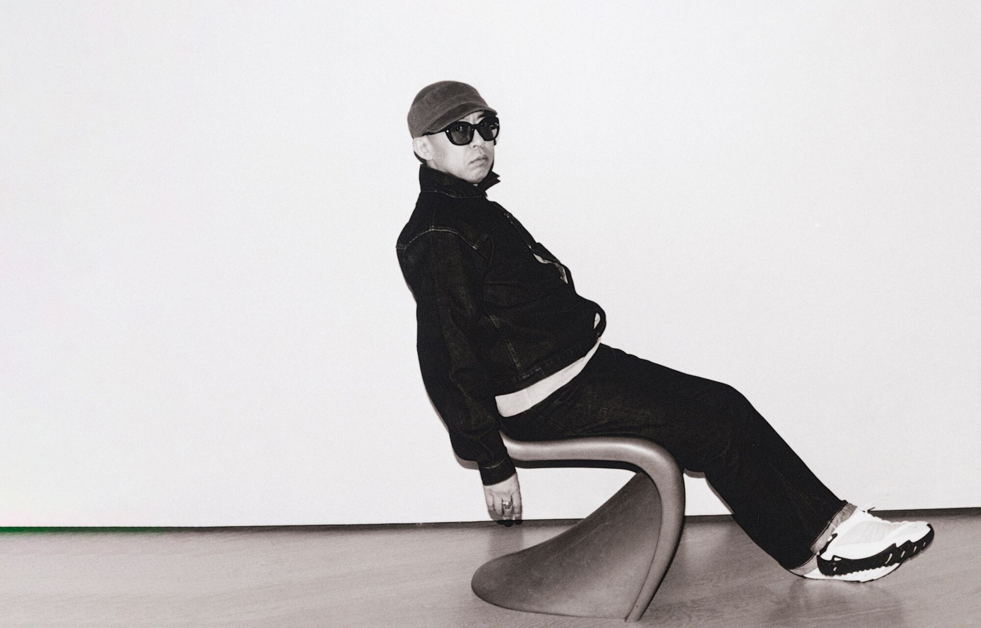The Wick Culture - NIGO photographed at the Design Museum. Photo: Elliot James Kennedy