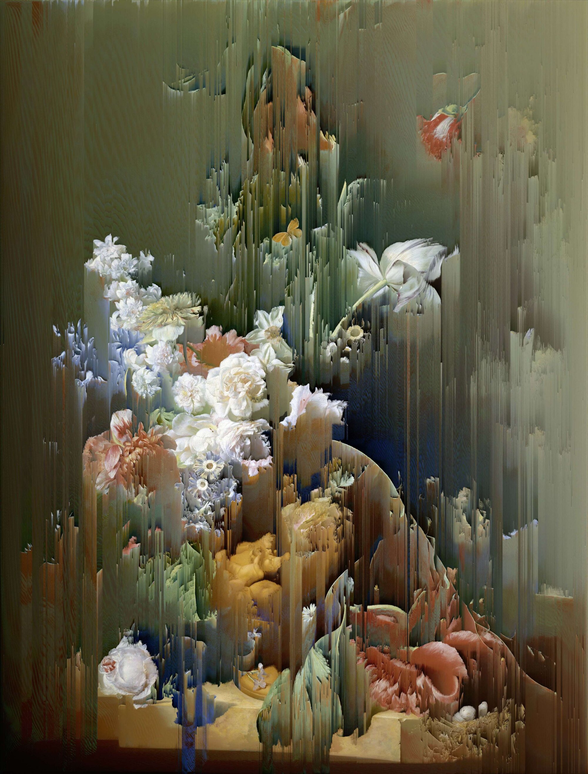 The Wick Culture - Jan van Huysum I (New Order) - 150 x 114 cm. Courtesy of CLOSE Gallery