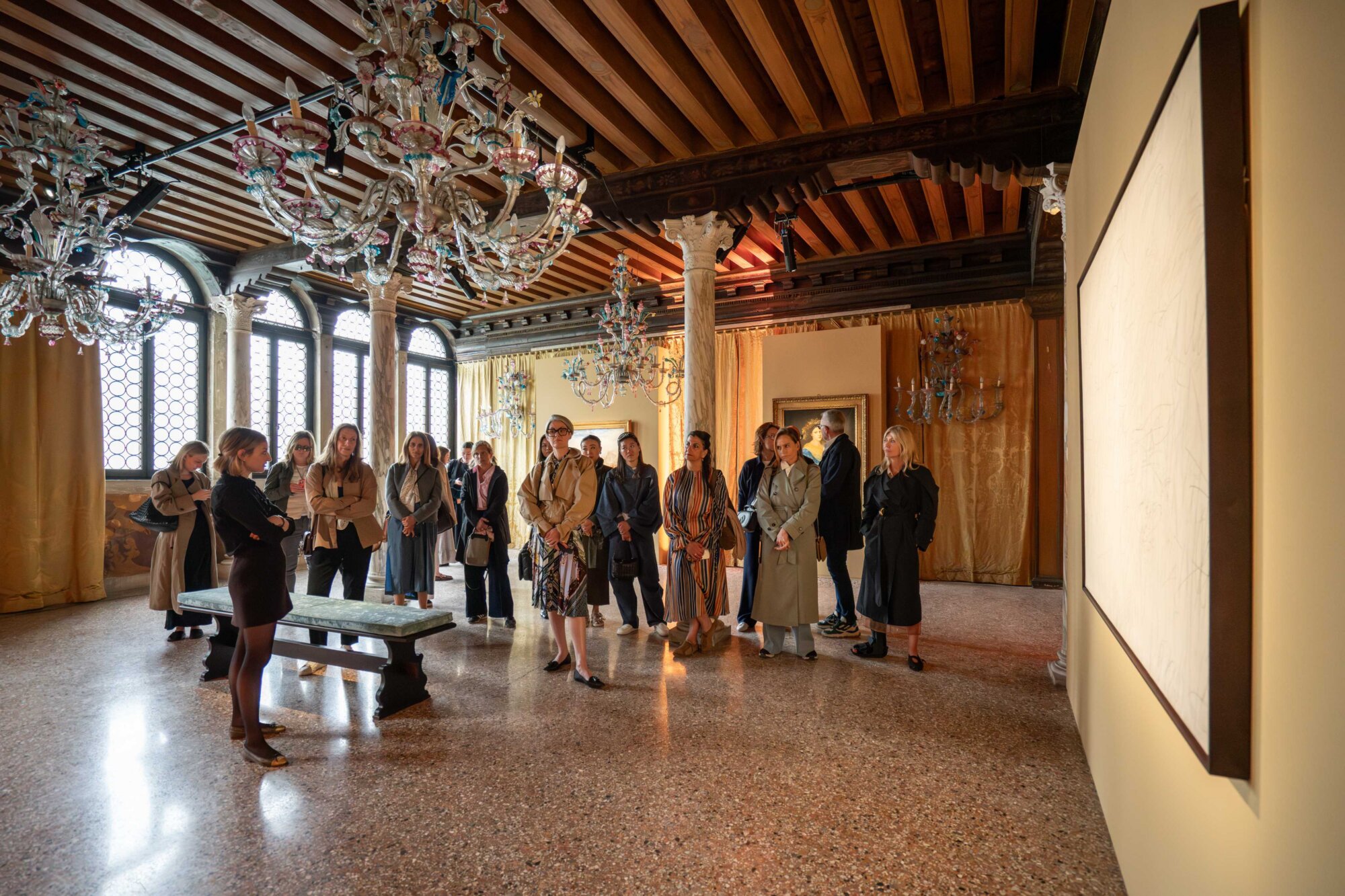 The Wick Culture - AWITA Guests at Procuratie, Venice. Credit: Hannah Goldsmith