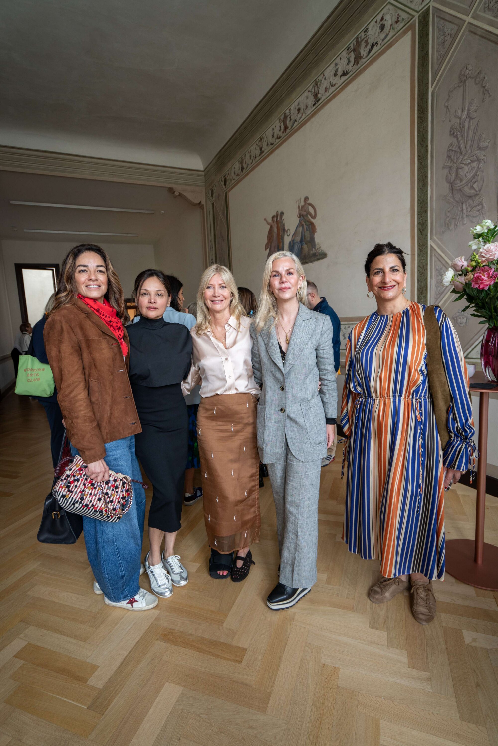 The Wick Culture - Maria Sukkar, Rachel Verghis, Sigrid Kirk, Rachel Thomas and Freeny Yianni at AWITA Honours Leaders of Culture at SMAC, Venice. Credit: Hannah Goldsmith
