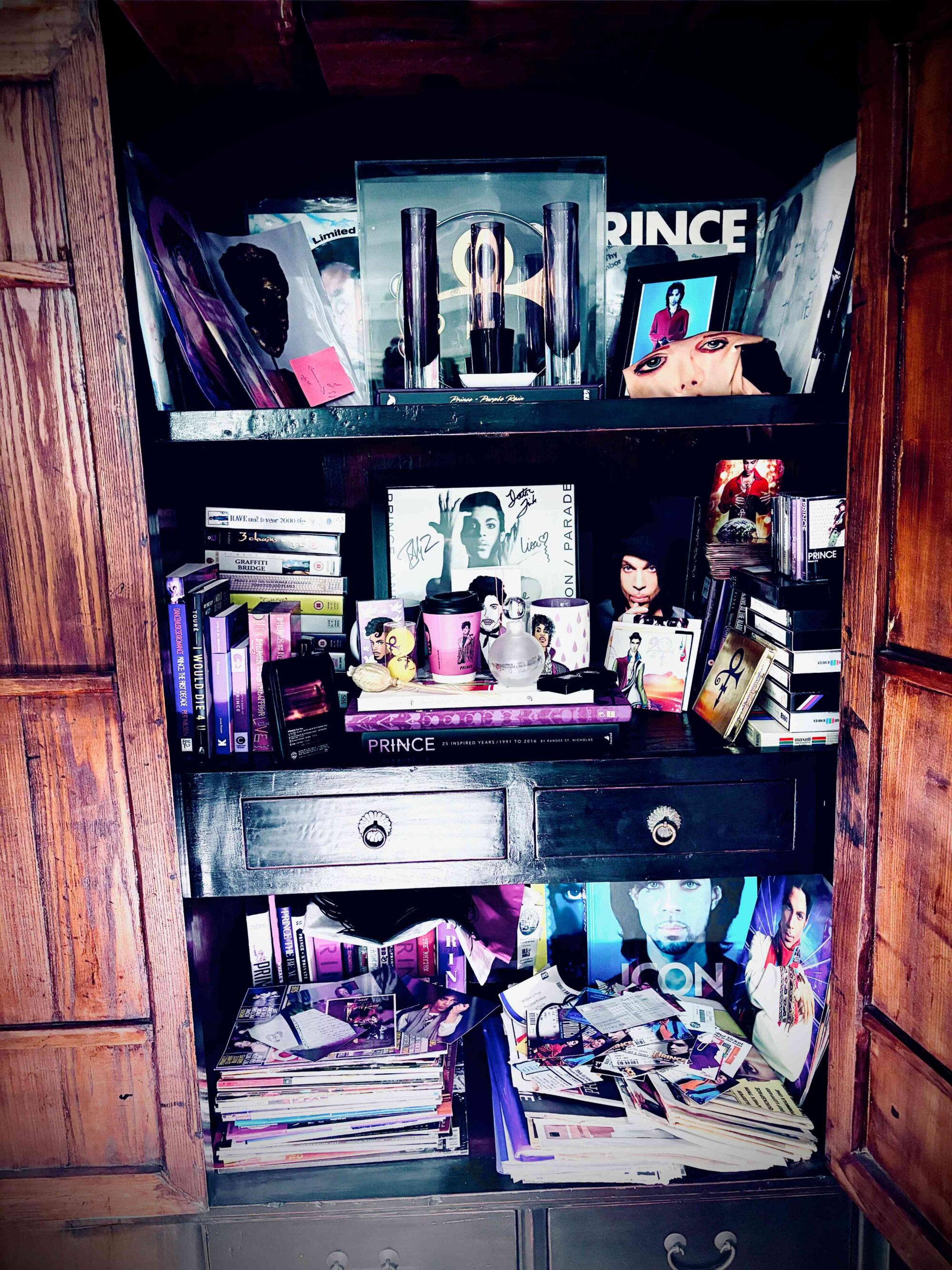The Wick Culture - Emma Hart's Prince Shrine. Photo: Tory Turk, 2026