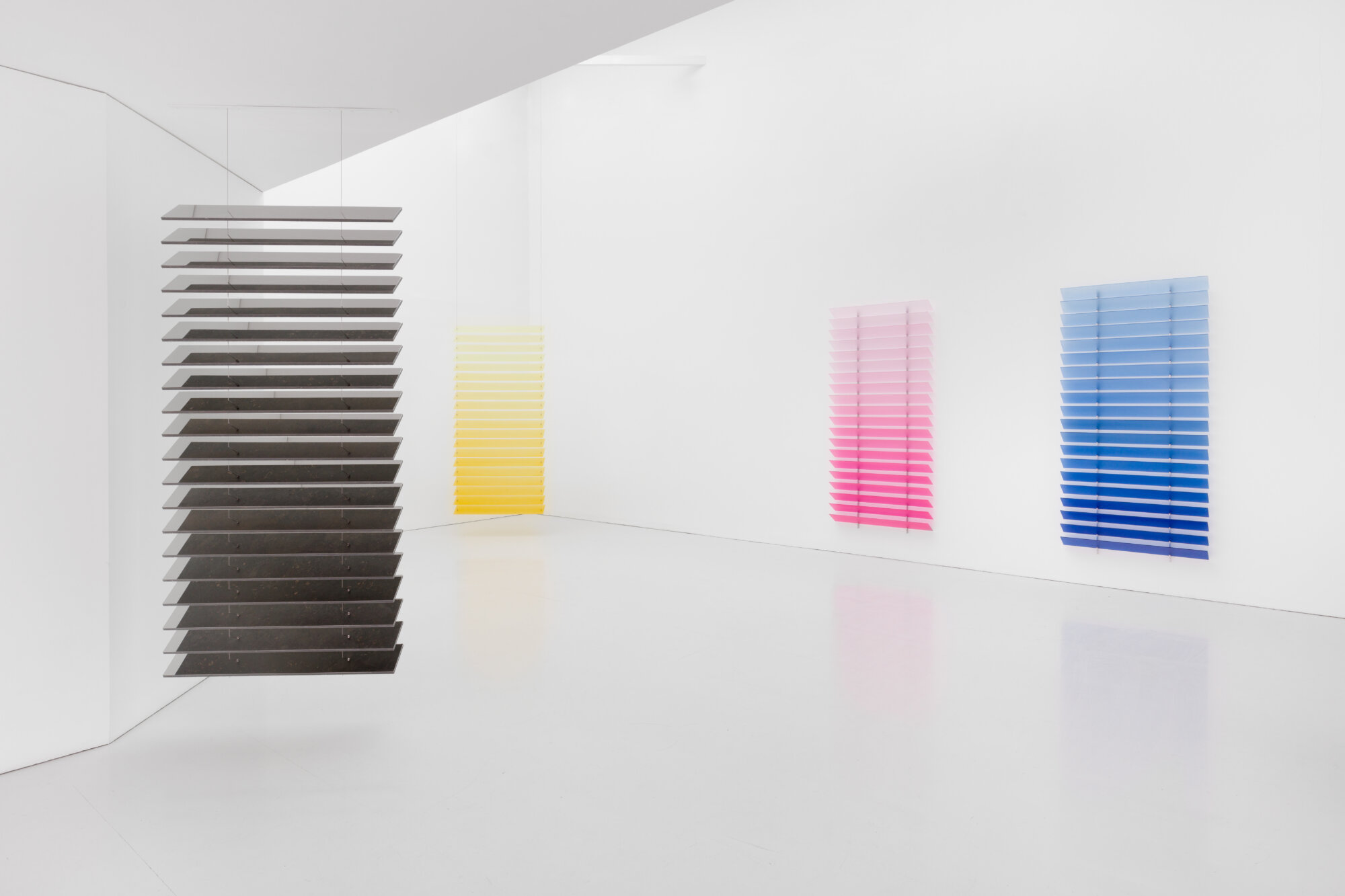 The Wick Culture - Rana Begum, Kate MacGarry, London, 13 September - 26 October 2024. Installation view. Photo: Angus Mill. 