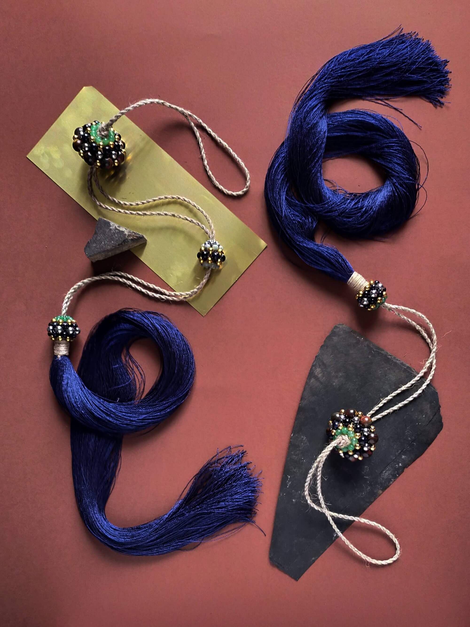 The Wick Culture - Long jewelled tassels by Jessica Light, Courtesy of Jessica Light