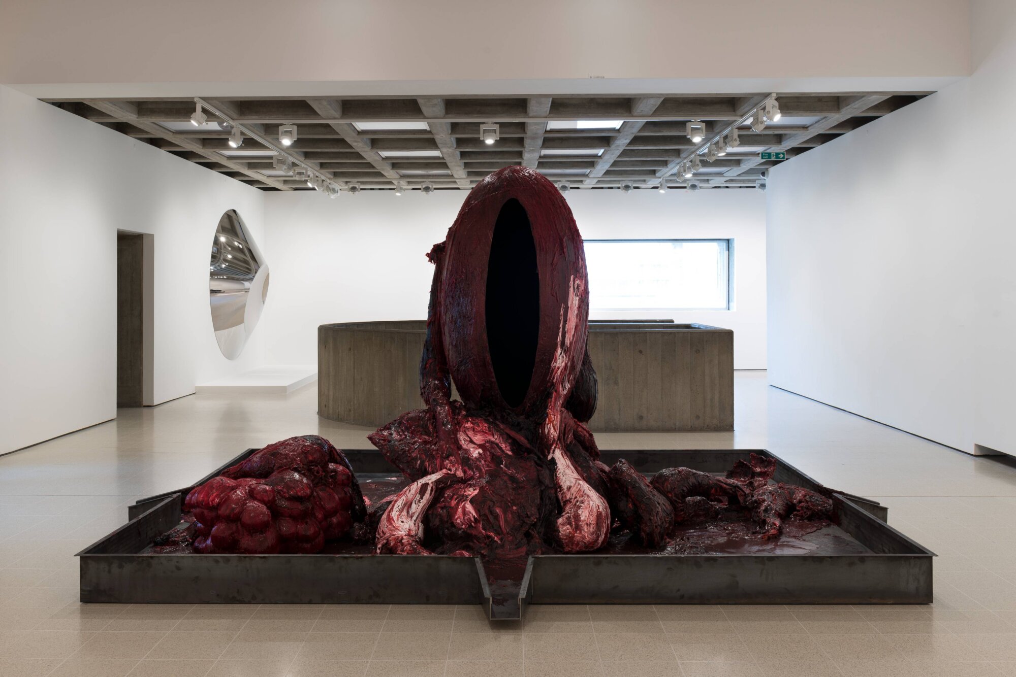 The Wick Culture - Installation view of Anish Kapoor, 2026. Photo:
Dave Morgan. Courtesy of the Hayward Gallery
and the artist. © Anish Kapoor. All rights
reserved, DACS, 2026.