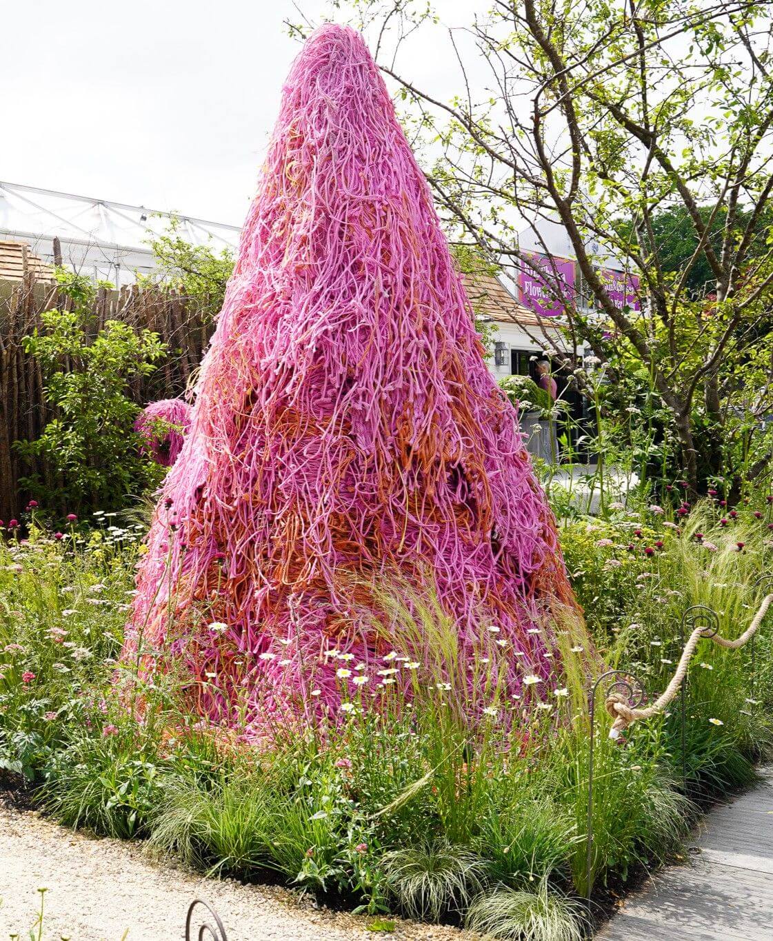 The Wick Culture - Darcey Fleming, Three Coverings 2025 at Saatchi Gallery Garden - RHS Chelsea Flower Show