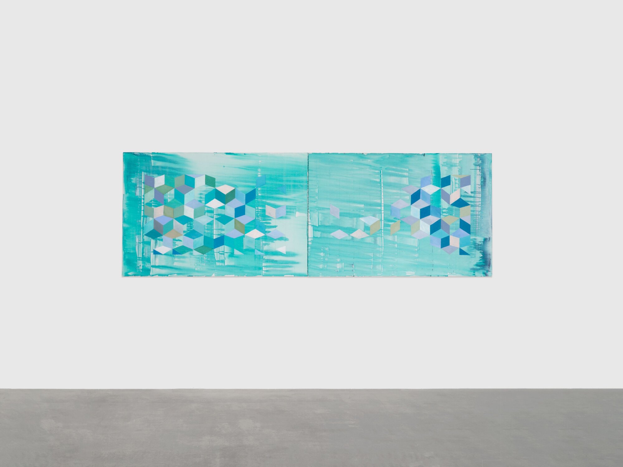 The Wick Culture - LUBAINA HIMID
Sea: Wave Goodbye Say Hello (Zanzibar), 1999
Acrylic on canvas
Each canvas: 101 x 152 cm
© Lubaina Himid & Magda Stawarska, Courtesy Lisson