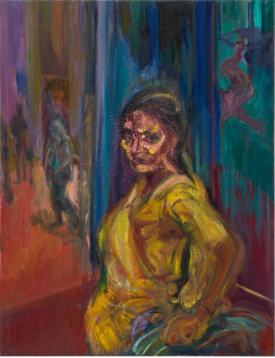 The Wick Culture - Jai Chuhan, 'Gallery' oil on canvas 2024 oil on canvas 130 x 100 cm