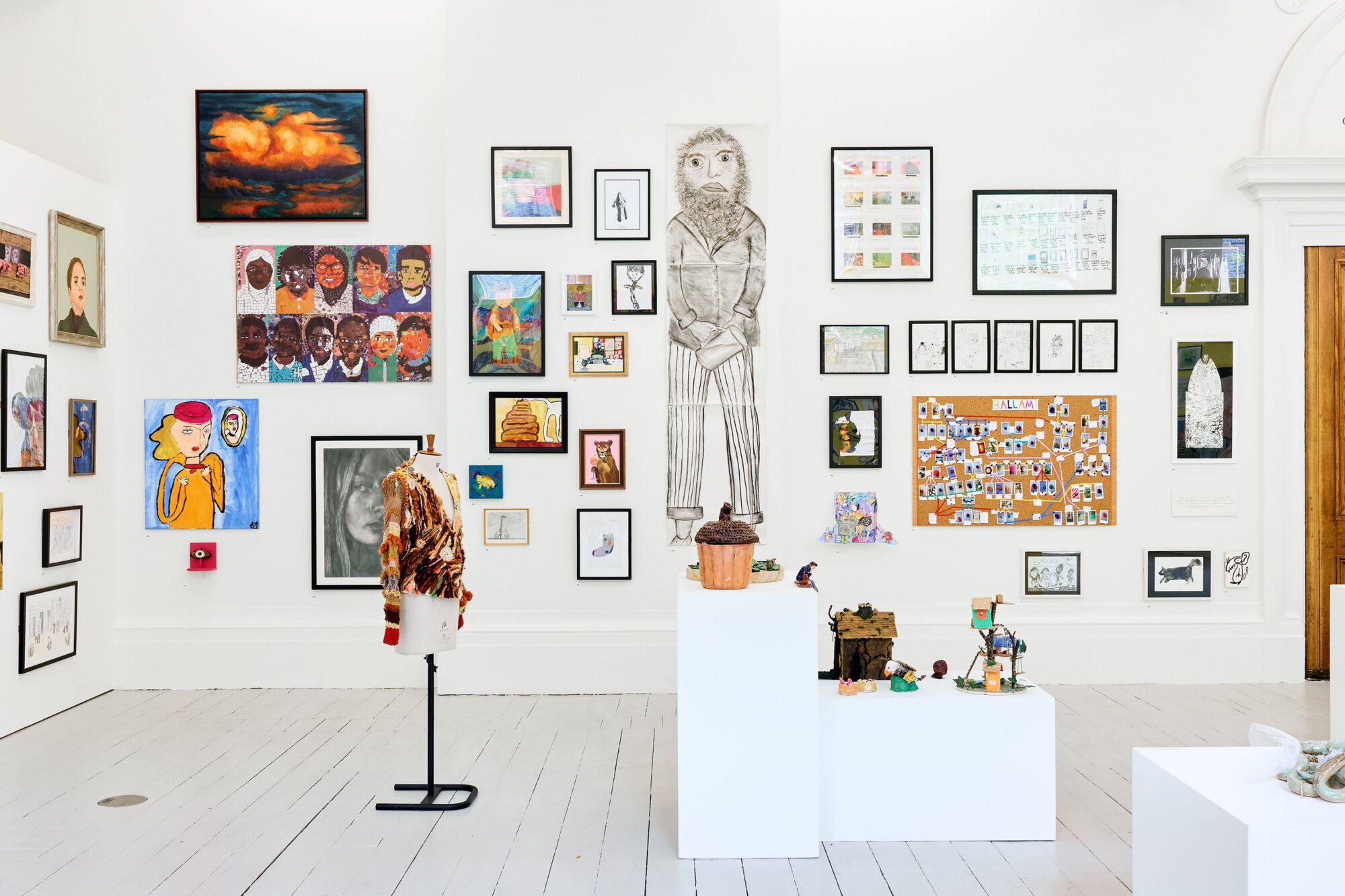 The Wick Culture - Installation view of the Young Artists’ Summer Show 2025. Photo by Justine Trickett