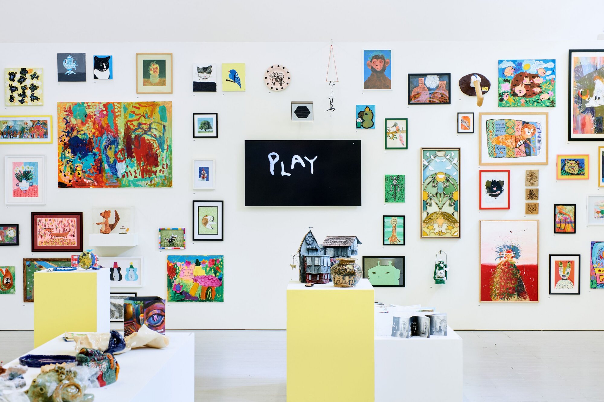The Wick Culture - Installation view of the Young Artists’ Summer Show 2025. Photo by Justine Trickett