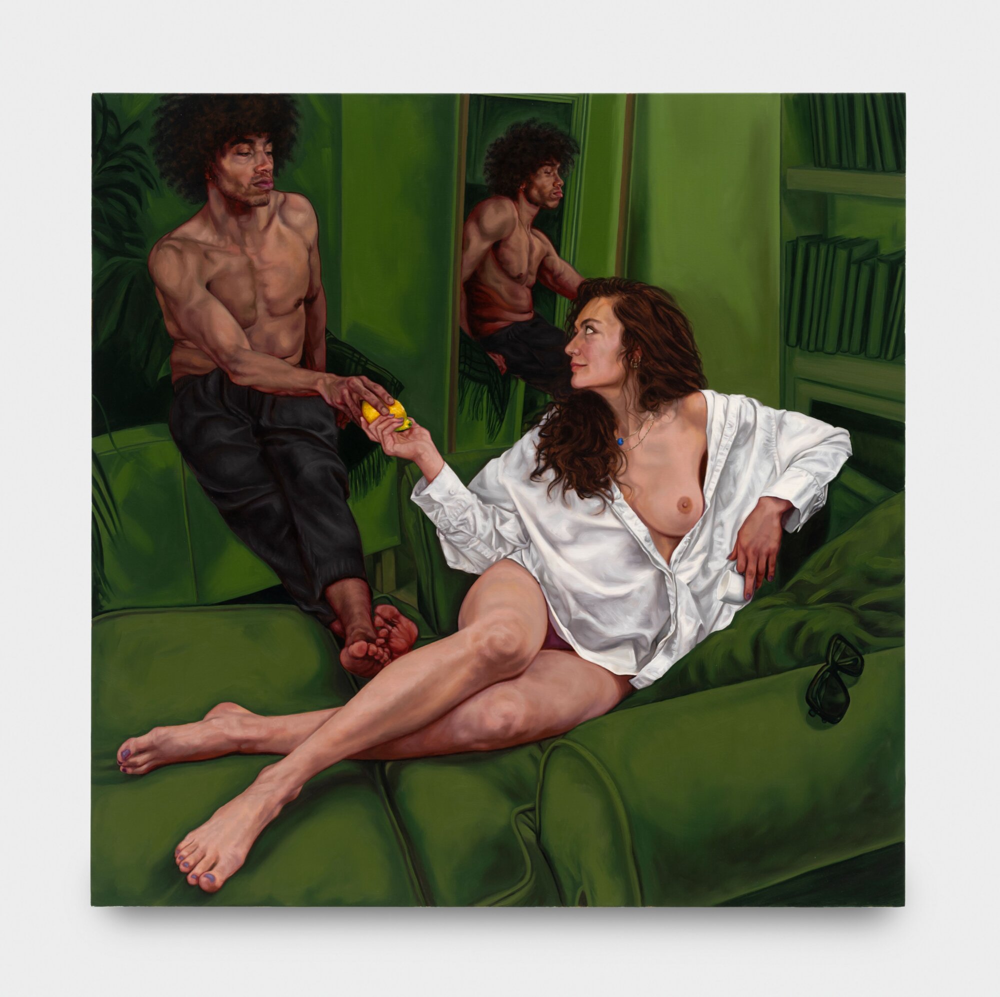 The Wick Culture - Lemonade, 2022, 120 x 120 cm, Oil on Linen
