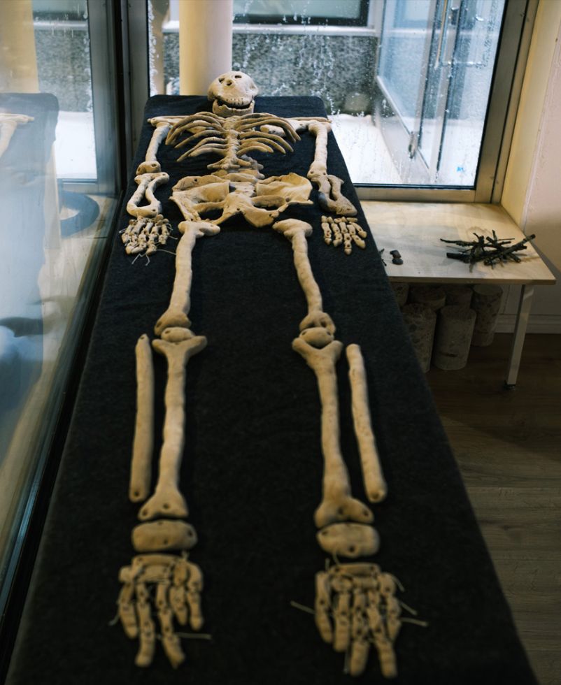 The Wick Culture - Caitlin Hazell, Salted bread skeleton, 2024