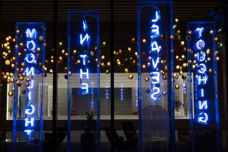 The Wick Culture - Elisa Artesero, The Garden of Floating Words, 2017. Courtesy of the artist. Photo: © Nick Turpin