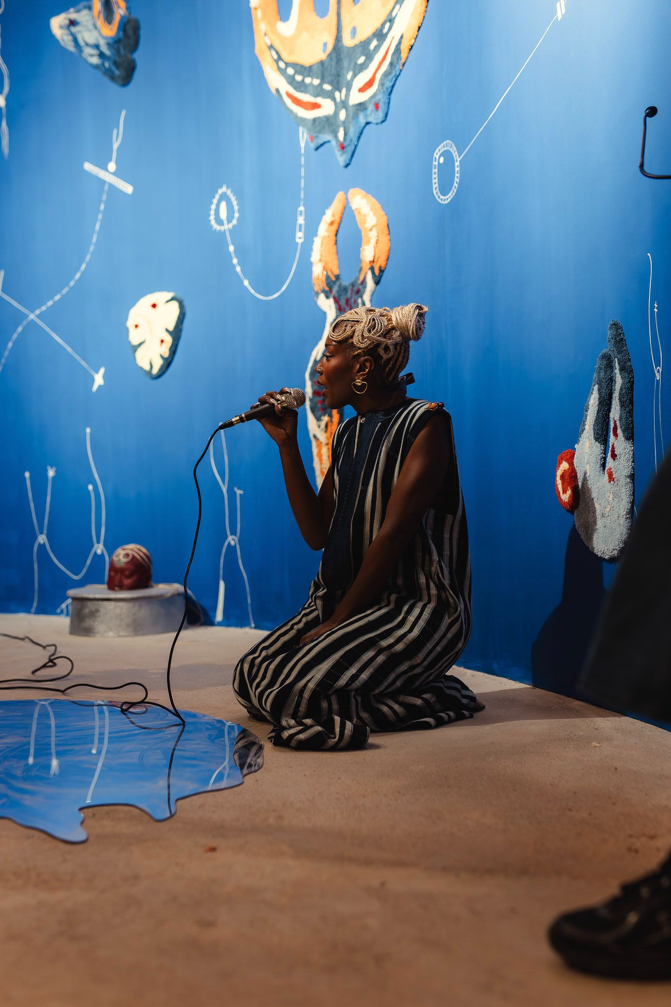 The Wick Culture - Opening Night. Valerie Asiimwe Amani performance, Tanzania Pavillion. Photo: Fabio Scopel