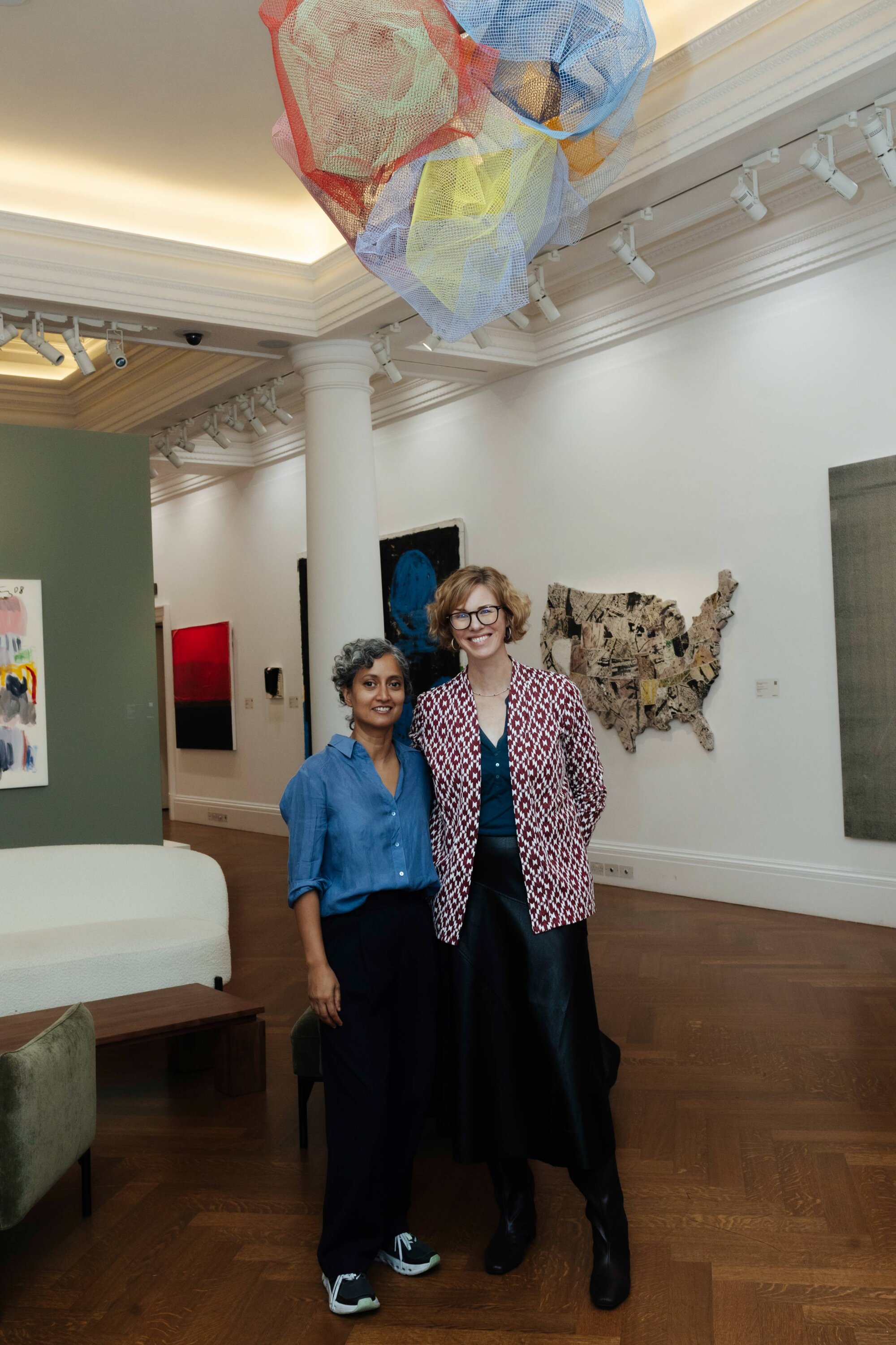 The Wick Culture - The Line - Rana Begum talk at Sotheby's, 2025. Photo: Jennifer Moyes