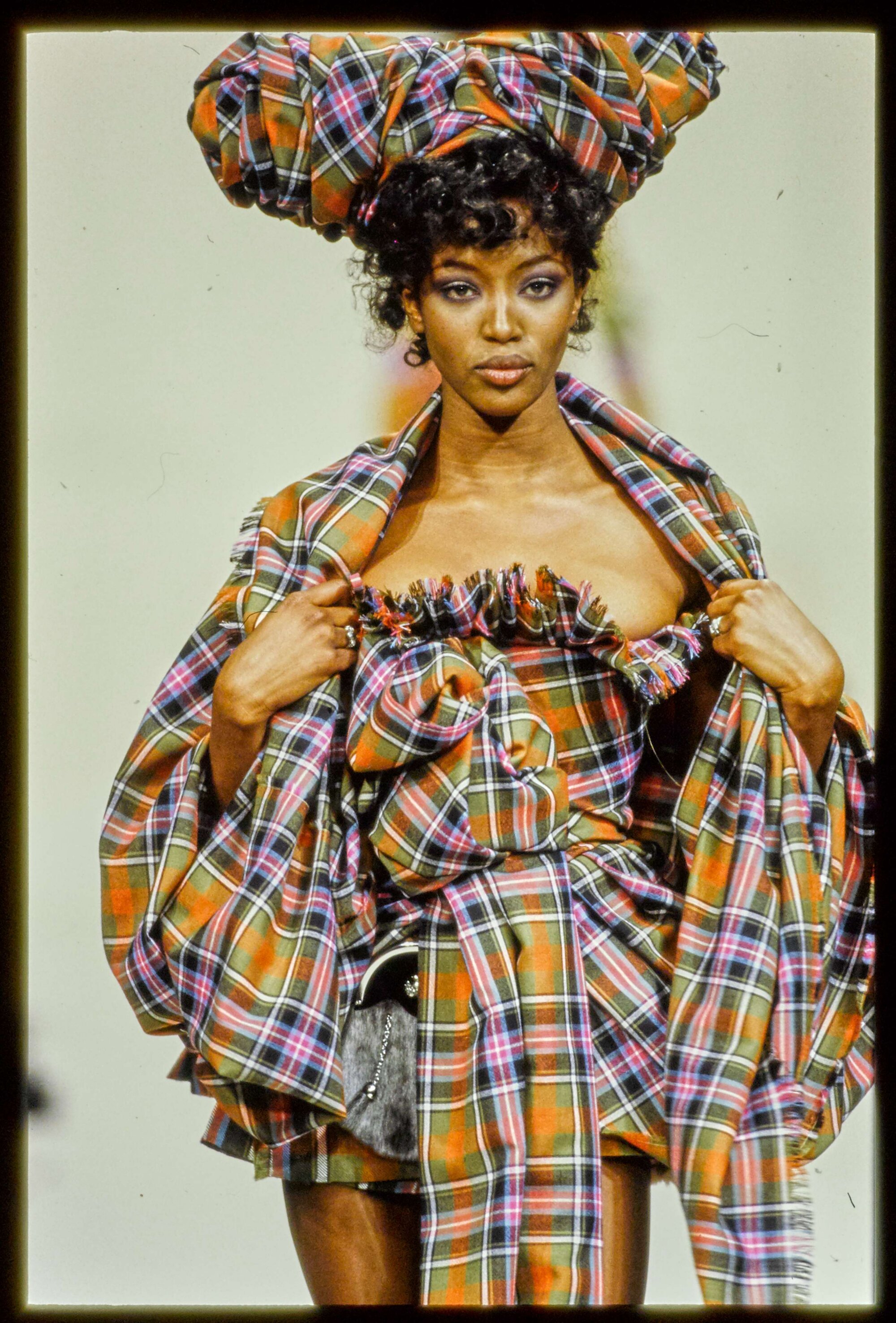The Wick Culture - Naomi Campbell models in Vivienne Westwood AW94 'On Liberty’ Guy Marineau, Vogue, © Condé Nast