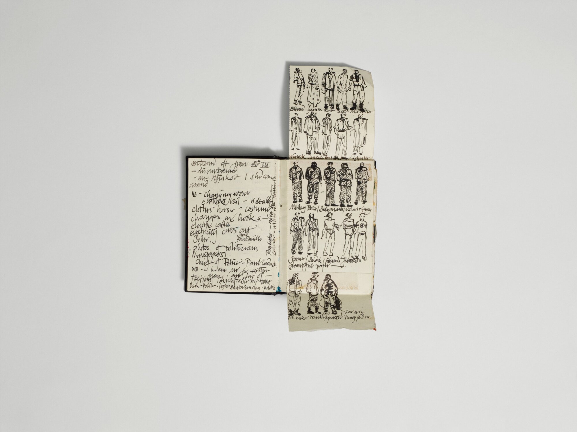 The Wick Culture - Es Devlin's notebook from the Linbury Prize, featuring in Es Devlin: Other Worlds at the Design Museum. Photo: Richard Round-Turner © the Design Museum