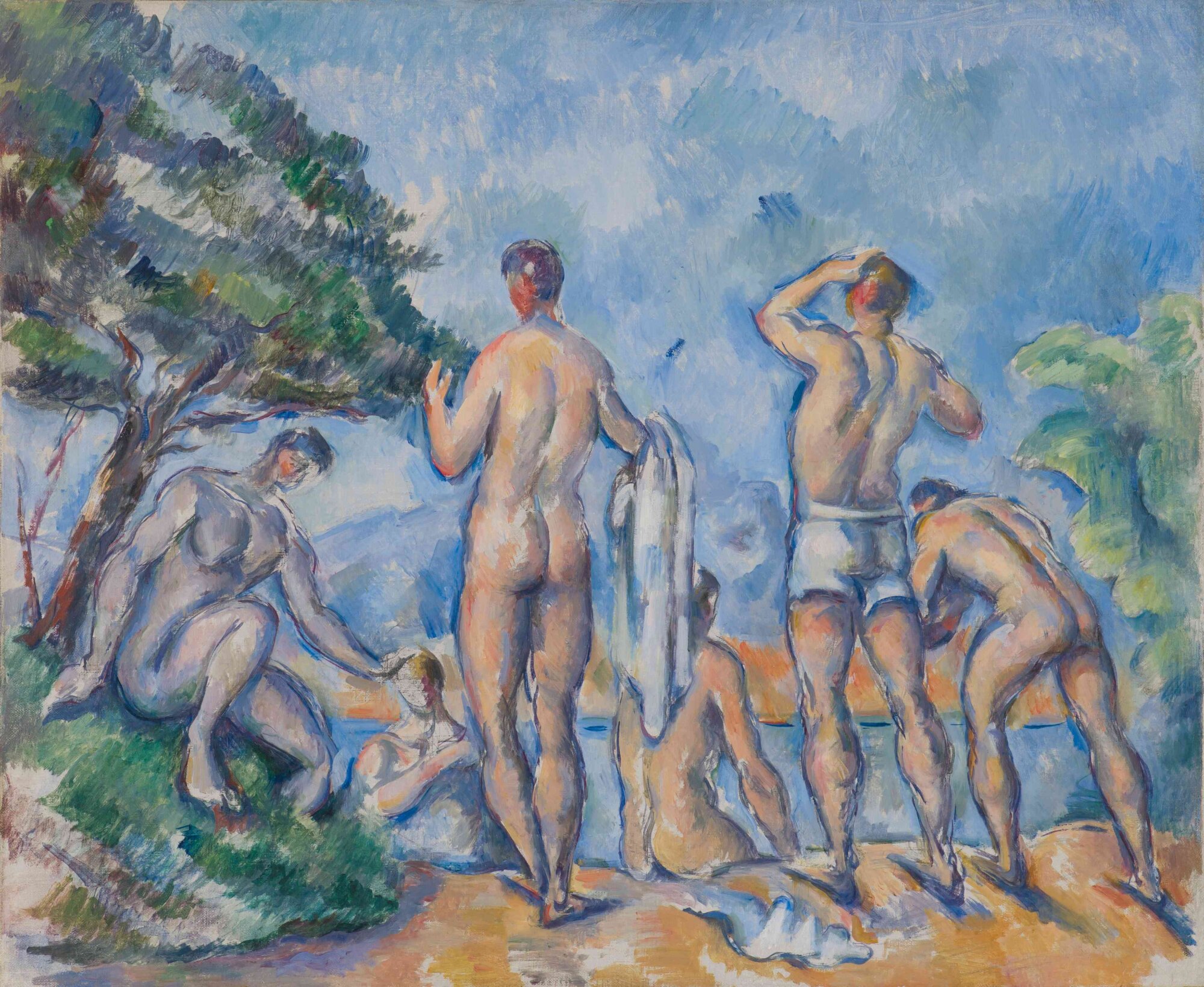 The Wick Culture - Paul Cézanne, Bathers, 1890-92. Oil on canvas, 54.3 x 66 cm. Saint Louis Art Museum, Funds
given by Mrs. Mark C. Steinberg