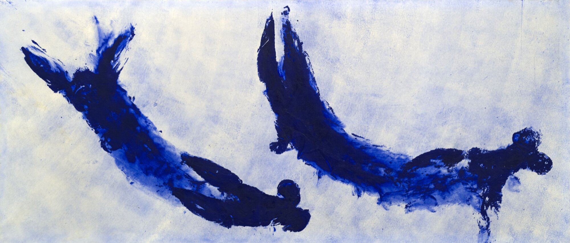 The Wick Culture - Yves Klein, ANT 84, 1960. Pure pigment and synthetic resin on paper mounted on canvas, 155 x
359 cm. Musée d'Art Moderne et d'Art Contemporain (MAMAC) - Ville de Nice
© 2026 Succession Yves Klein c/o ADAGP, Paris and DACS, London