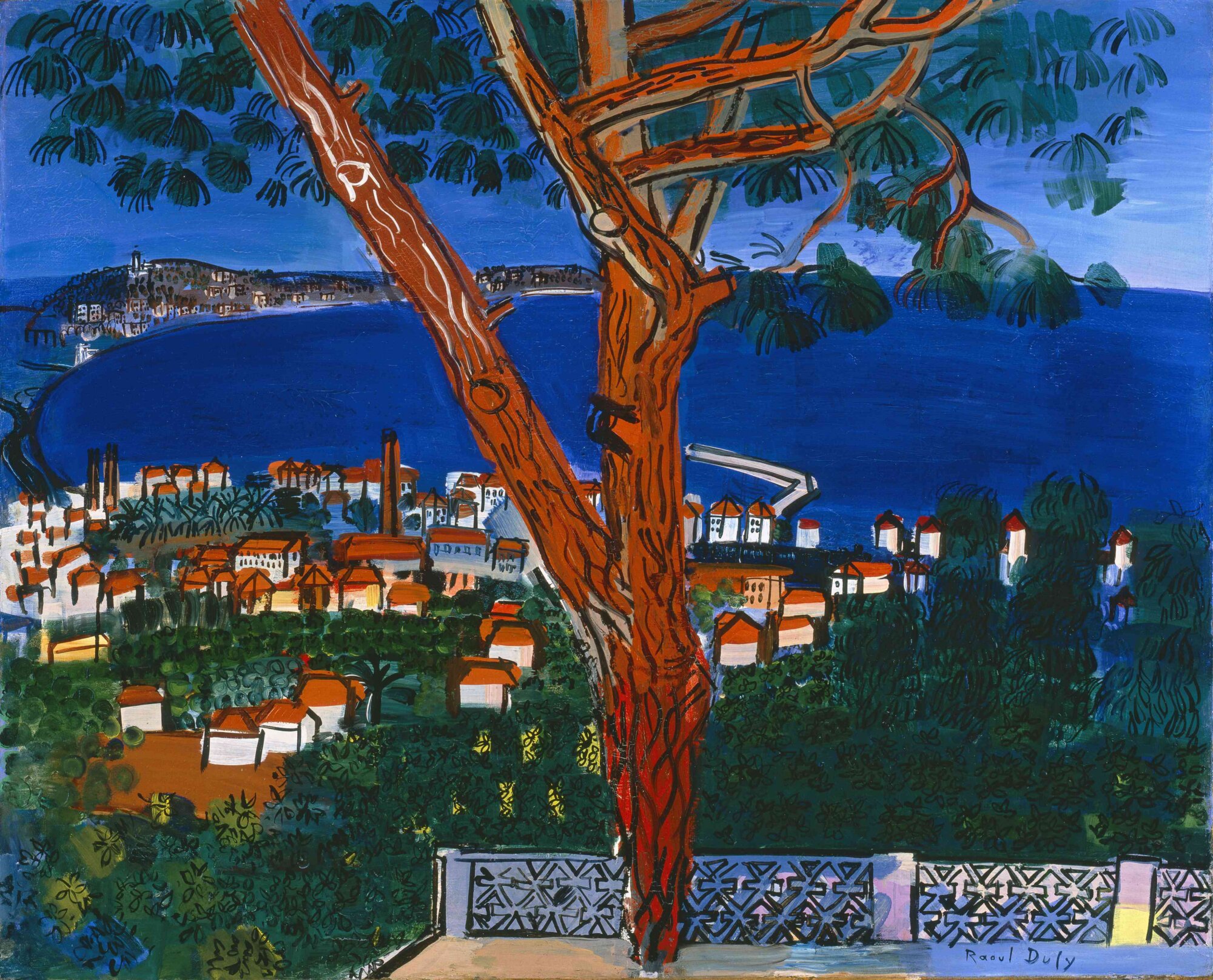 The Wick Culture - Raoul Dufy, Golfe Juan, 1927. Oil on canvas, mounted on board, 81.8 x 100.6 cm. Collection of the
McNay Art Museum, Bequest of Marion Koogler McNay, 1950.38
