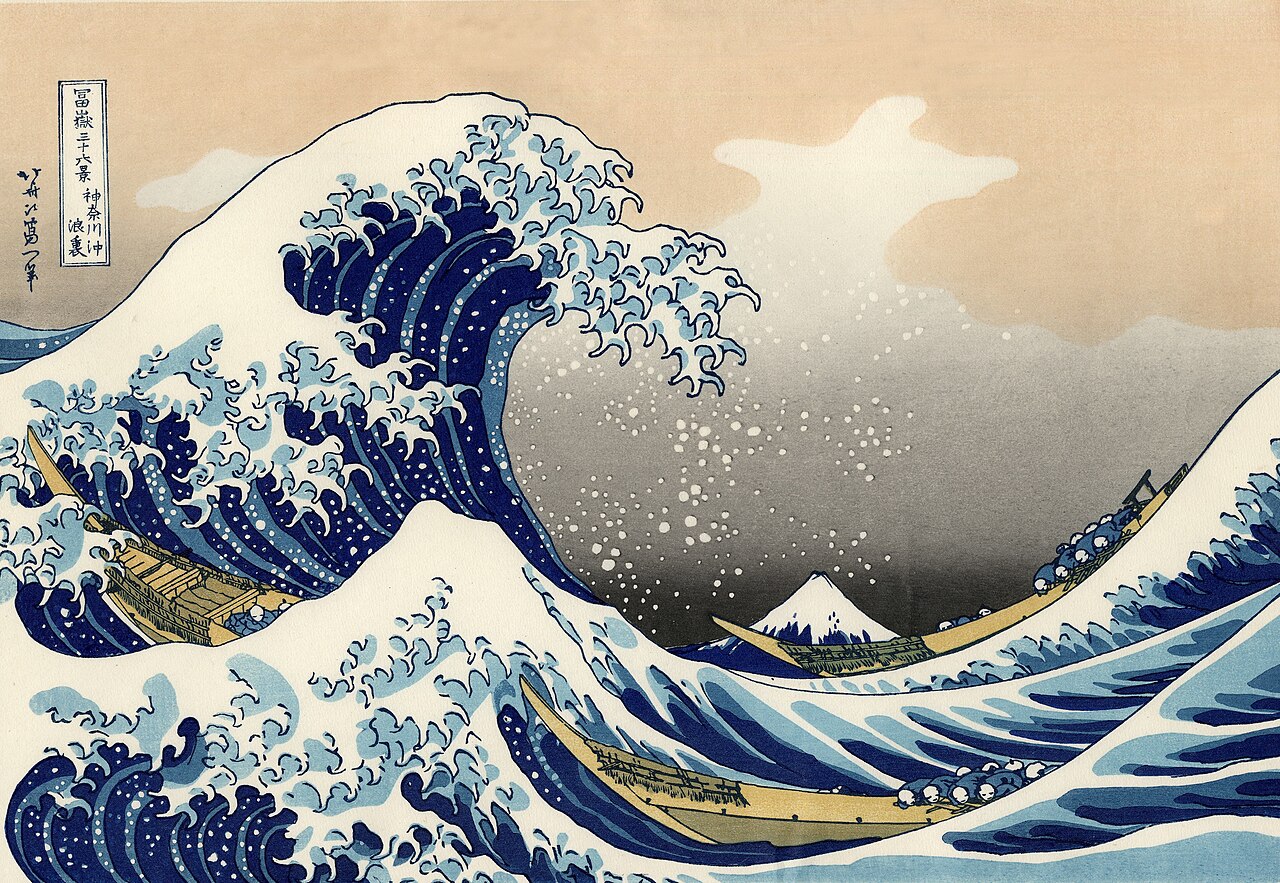 The Wick Culture - Katsushika Hokusai, Kanagawa oki nami ura (Under the Wave off Kanagawa), c. 1830–1832